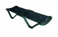 Шезлонг пластиковый TWEET стопирующийся без подлокотников, цвет "зеленый" Шезлонг пластиковый TWEET стопирующийся без подлокотников, цвет "зеленый"
