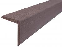 Уголок ДПК равнополочный (брашированный) для террасной доски Holzhof с тиснением и универсальной Уголок ДПК равнополочный (брашированный) для террасной доски Holzhof с тиснением и универсальной