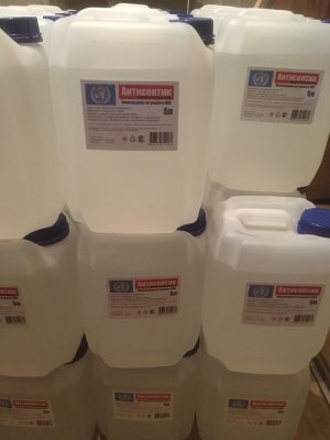 Антисептик для рук объемом 5 л 