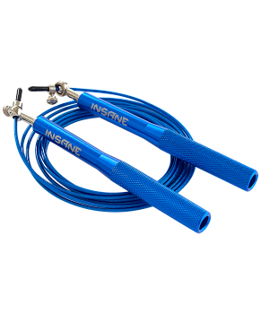 Скакалка скоростная IN22-JR200, ПВХ, синий, 3 м