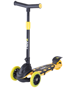 БЕЗ УПАКОВКИ Самокат 3-колесный Robin 3D, 120/90 мм, неоновый желтый БЕЗ УПАКОВКИ Самокат 3-колесный Robin 3D, 120/90 мм, неоновый желтый