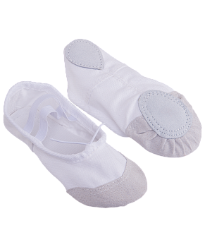 Балетки SL-01, текстиль, белый, р. 24-26