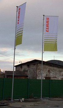 Флагшток уличный стационарный секционный Nordwerk БАННЕР 10 метров