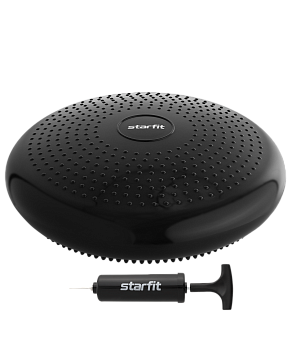 Диск балансировочный BP-104, с насосом, массажный, черный